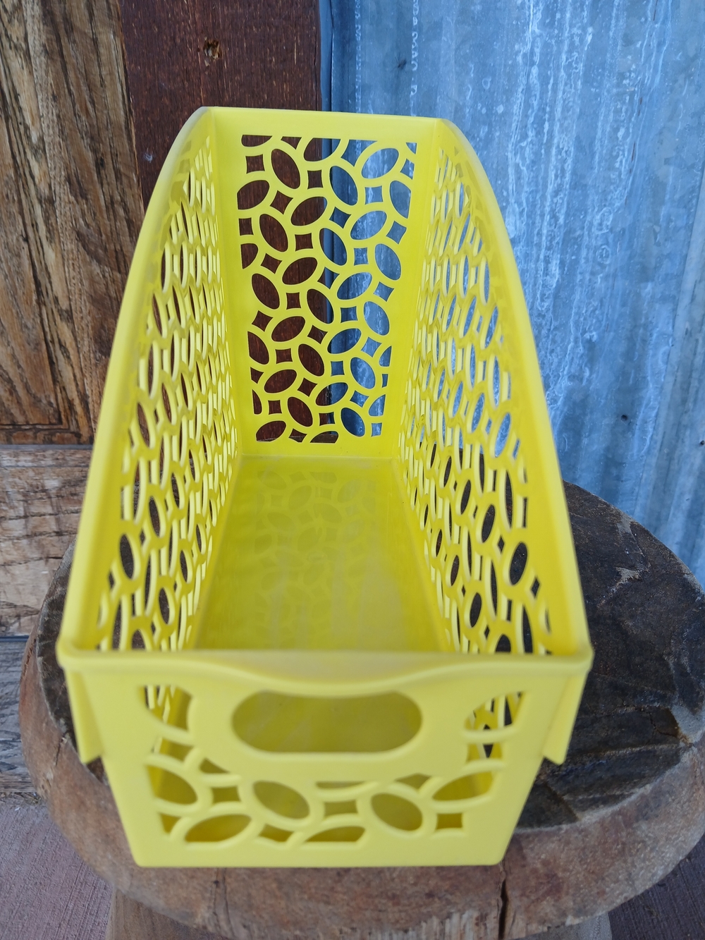 Yellow Decorative Storage Bins - Set of 4 - Picture 2 of 5